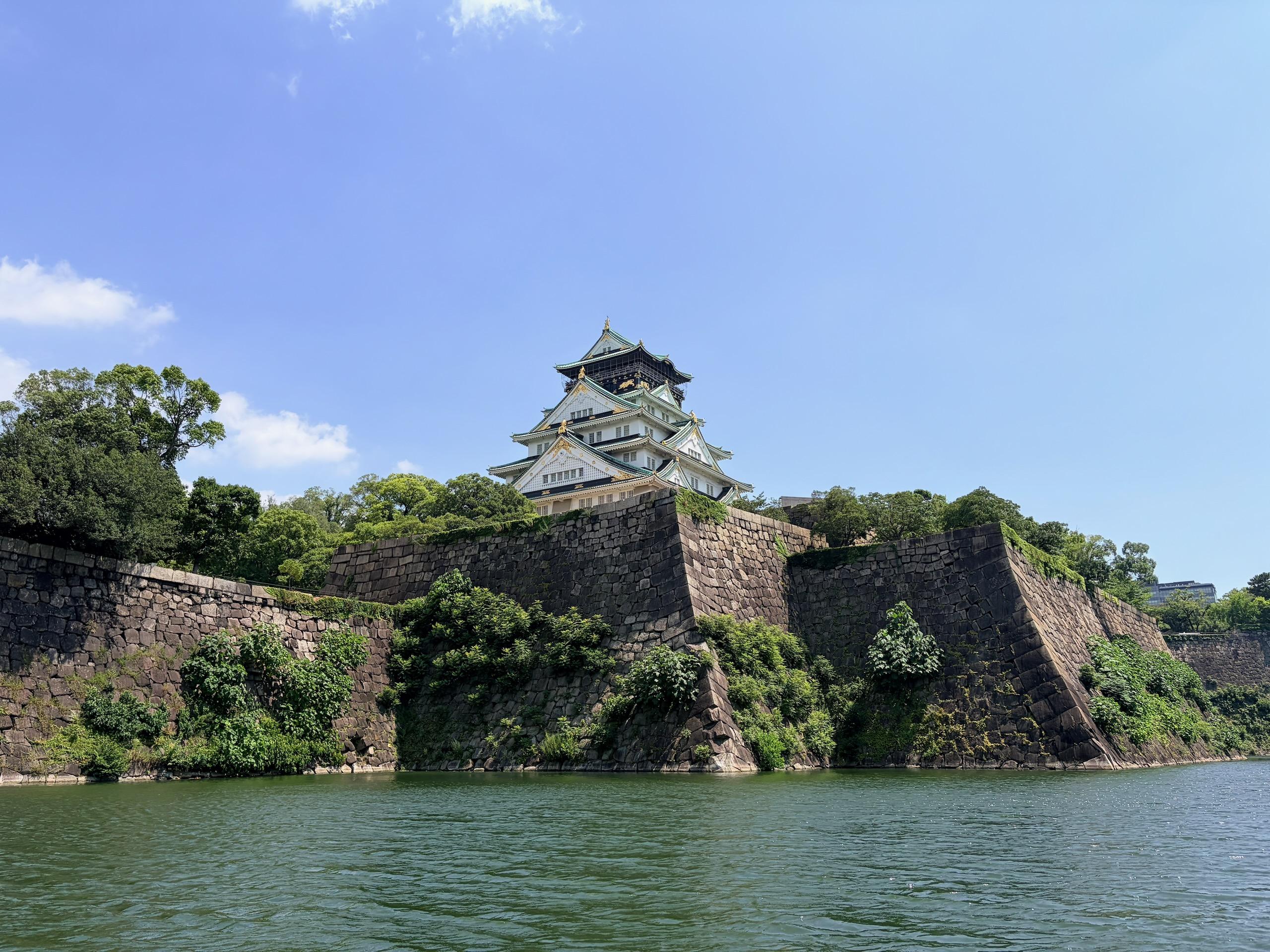 从游船拍到的天守阁
