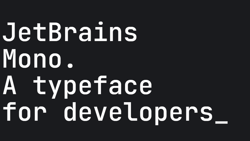 在 VSCode 上使用 JetBrainsMono