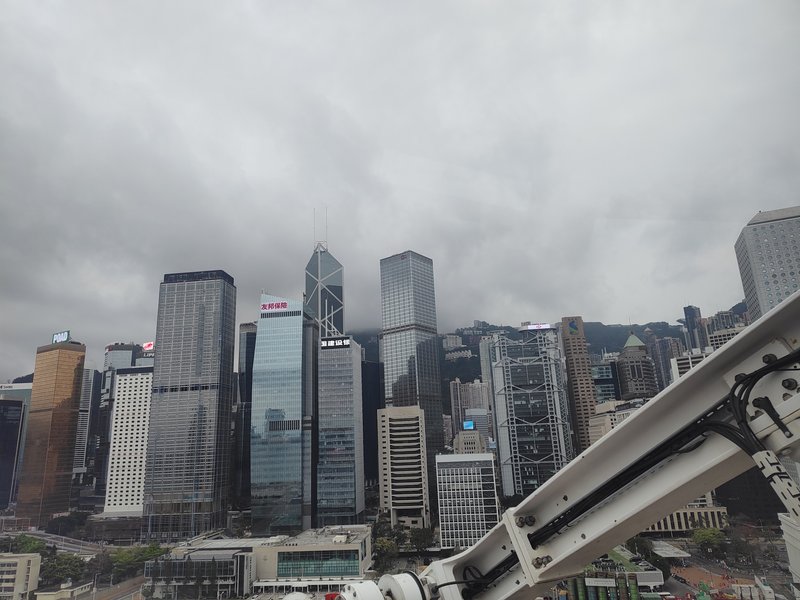 摩天轮一侧的风景